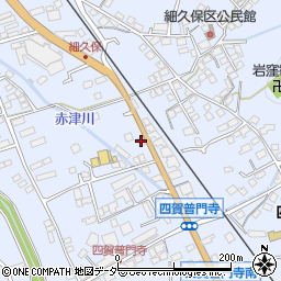 長野県諏訪市四賀普門寺181周辺の地図