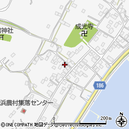 茨城県行方市白浜217周辺の地図
