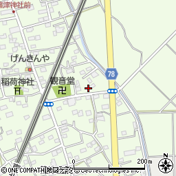 埼玉県白岡市篠津2078周辺の地図