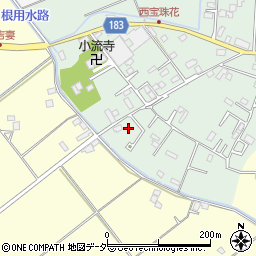 埼玉県春日部市西宝珠花209周辺の地図