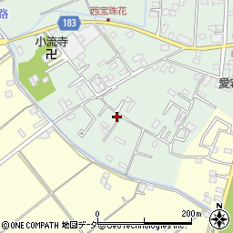埼玉県春日部市西宝珠花201周辺の地図
