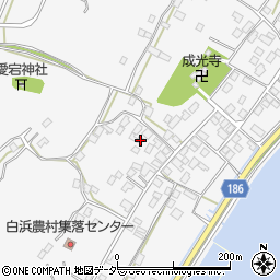 茨城県行方市白浜219周辺の地図