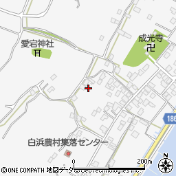 茨城県行方市白浜210周辺の地図