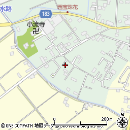 埼玉県春日部市西宝珠花213周辺の地図