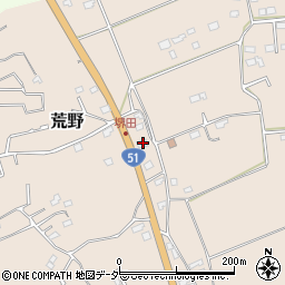 茨城県鹿嶋市荒野817周辺の地図