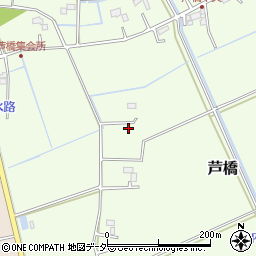 埼玉県春日部市芦橋周辺の地図