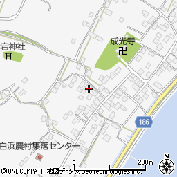茨城県行方市白浜220周辺の地図