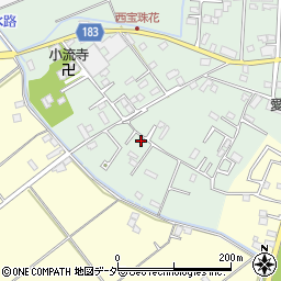 埼玉県春日部市西宝珠花202周辺の地図