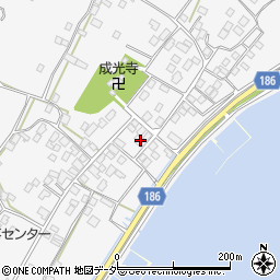 茨城県行方市白浜250周辺の地図