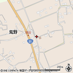 茨城県鹿嶋市荒野1700-1周辺の地図