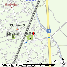 埼玉県白岡市篠津2084周辺の地図