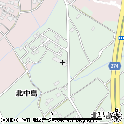 茨城県つくば市北中島305-6周辺の地図