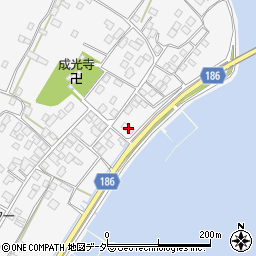 茨城県行方市白浜270周辺の地図