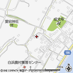 茨城県行方市白浜224周辺の地図