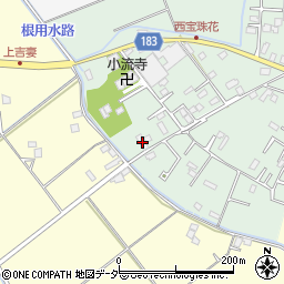 埼玉県春日部市西宝珠花341周辺の地図