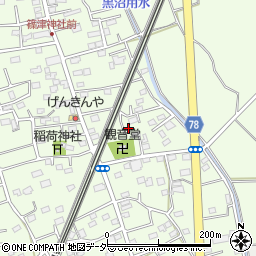 埼玉県白岡市篠津2085周辺の地図