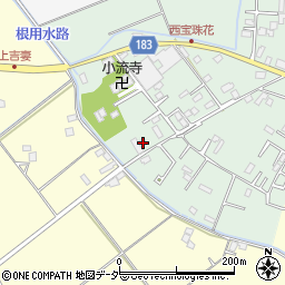 埼玉県春日部市西宝珠花340周辺の地図