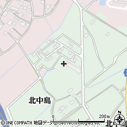茨城県つくば市北中島305-35周辺の地図