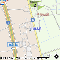 埼玉県春日部市倉常566周辺の地図