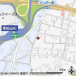 埼玉県東松山市下青鳥2周辺の地図
