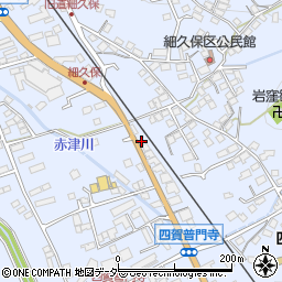 長野県諏訪市四賀普門寺155周辺の地図