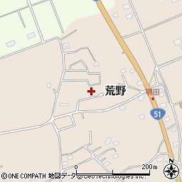 茨城県鹿嶋市荒野855-8周辺の地図