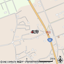 茨城県鹿嶋市荒野855-12周辺の地図