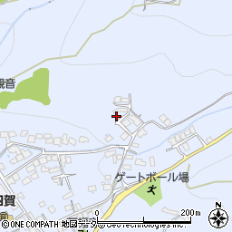 長野県諏訪市四賀普門寺周辺の地図
