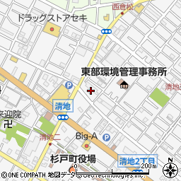 東埼玉総合病院附属　清地クリニック周辺の地図