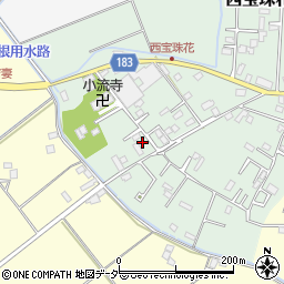 埼玉県春日部市西宝珠花337周辺の地図