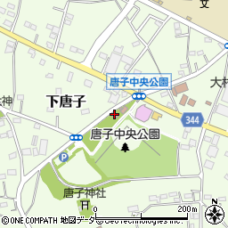 埼玉県　警察署東松山警察署唐子駐在所周辺の地図