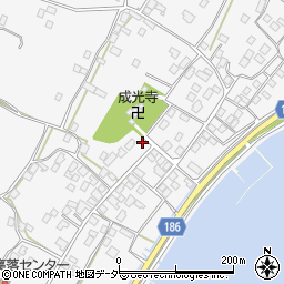 茨城県行方市白浜257周辺の地図