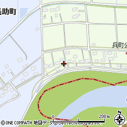 茨城県常総市兵町19周辺の地図