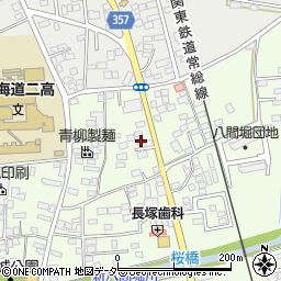 茨城県常総市水海道橋本町3584周辺の地図
