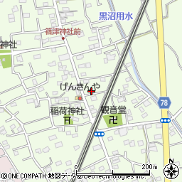 埼玉県白岡市篠津2098周辺の地図
