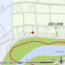 茨城県常総市兵町14周辺の地図