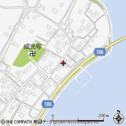 茨城県行方市白浜281周辺の地図