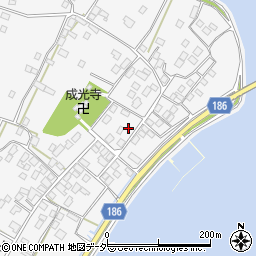 茨城県行方市白浜267周辺の地図