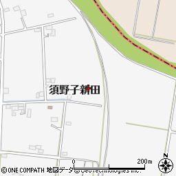 埼玉県比企郡吉見町須野子新田周辺の地図