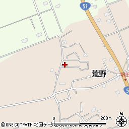 茨城県鹿嶋市荒野851-12周辺の地図