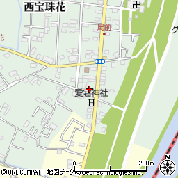 埼玉県春日部市西宝珠花134周辺の地図