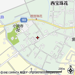 埼玉県春日部市西宝珠花302周辺の地図