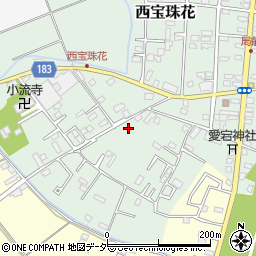 埼玉県春日部市西宝珠花233周辺の地図