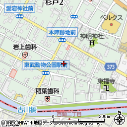 栗田米店周辺の地図
