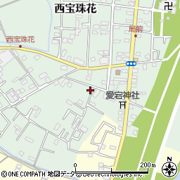 埼玉県春日部市西宝珠花246周辺の地図