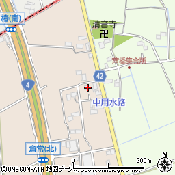 埼玉県春日部市倉常576周辺の地図