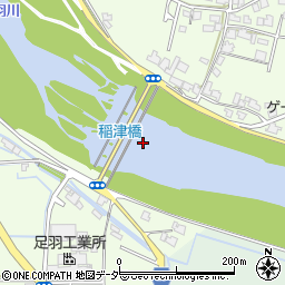 稲津橋周辺の地図