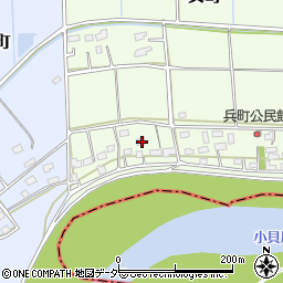 茨城県常総市兵町17周辺の地図