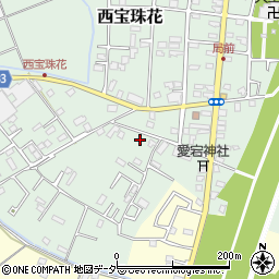 埼玉県春日部市西宝珠花247周辺の地図