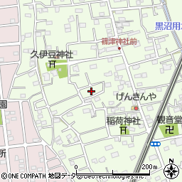 埼玉県白岡市篠津1814周辺の地図